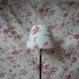 Blue toile de Jouy lampshade to make lampshades, cushions, bags...