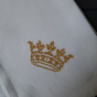 Crown embroidered on a tea towel Color : Walleye